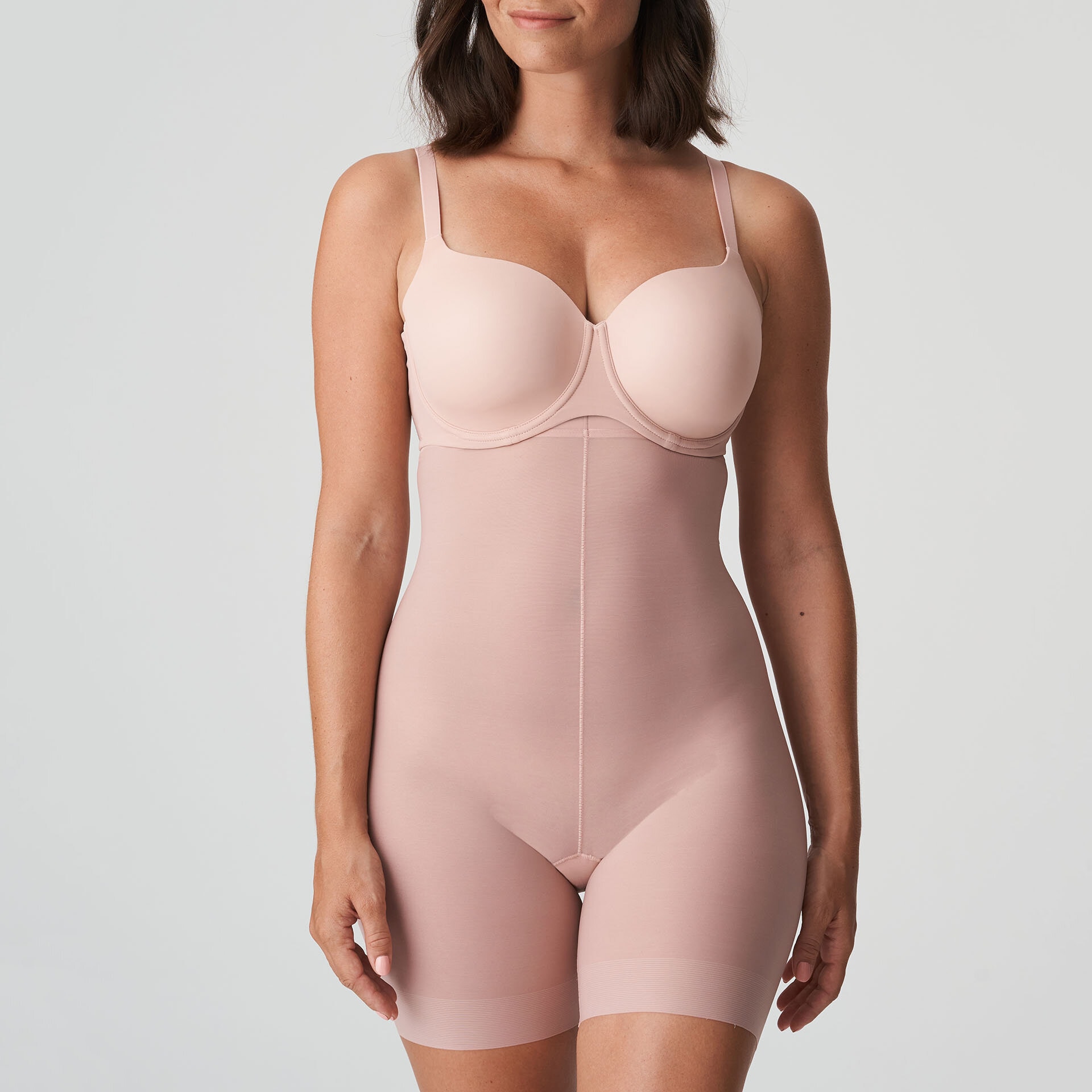 Figuras Shapewear Högtrosa Med Ben powder rose