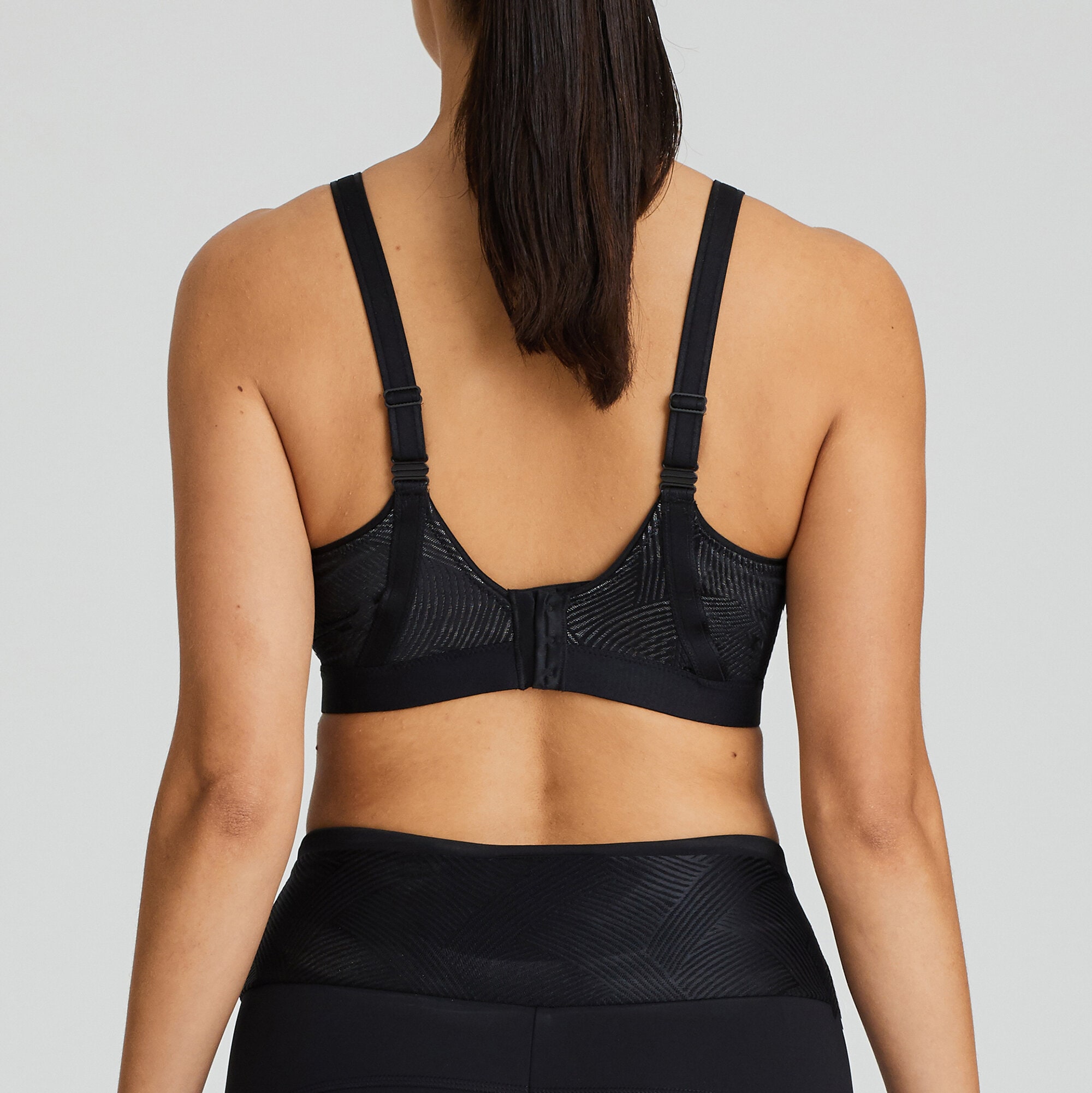 The Game vadderad Sport-bh Bygel Black