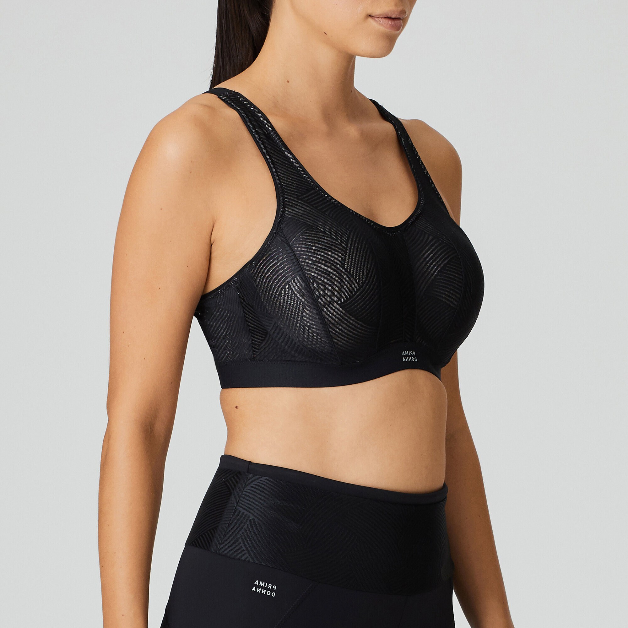 The Game vadderad Sport-bh Bygel Black