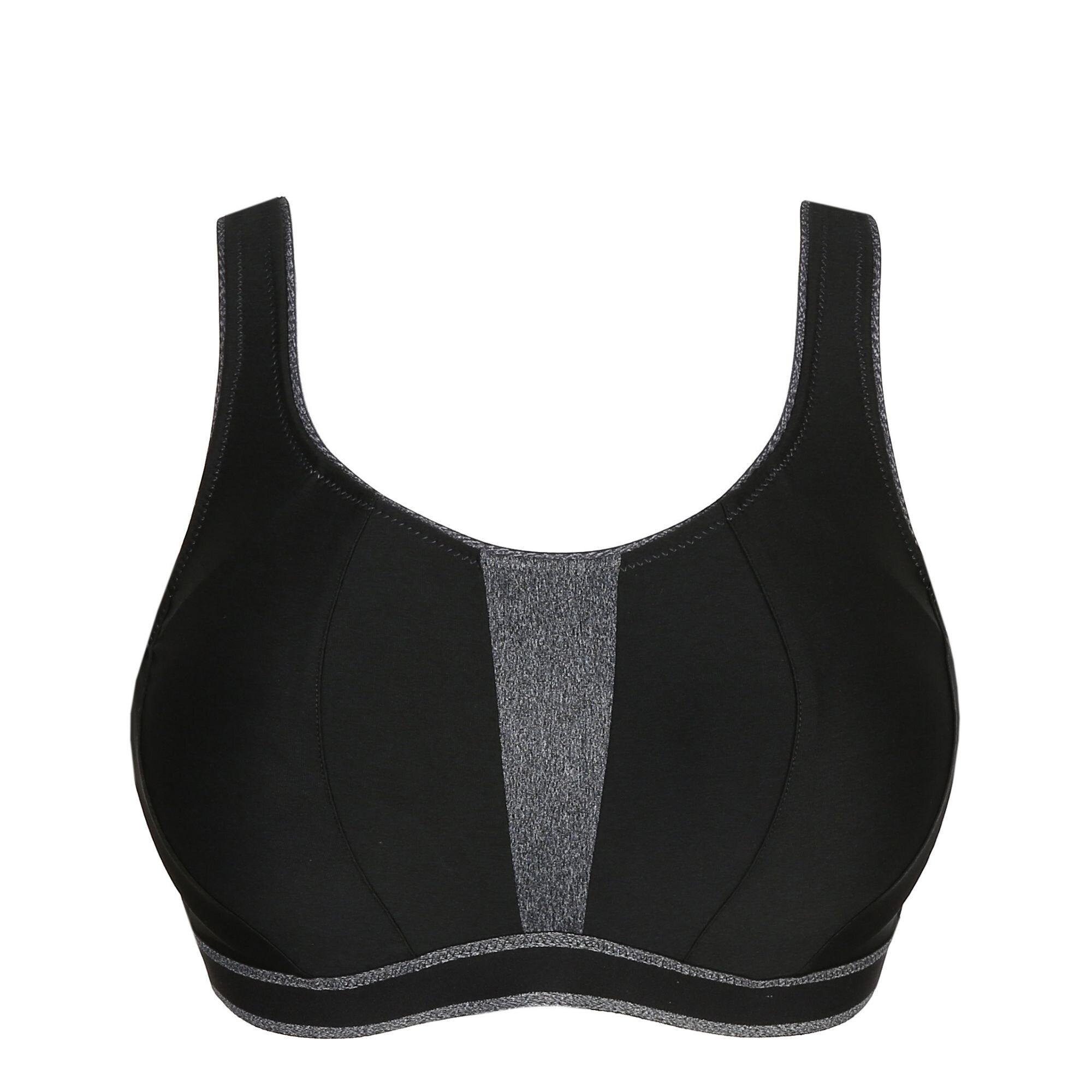 The Sweater Sport-bh ovadderad Black