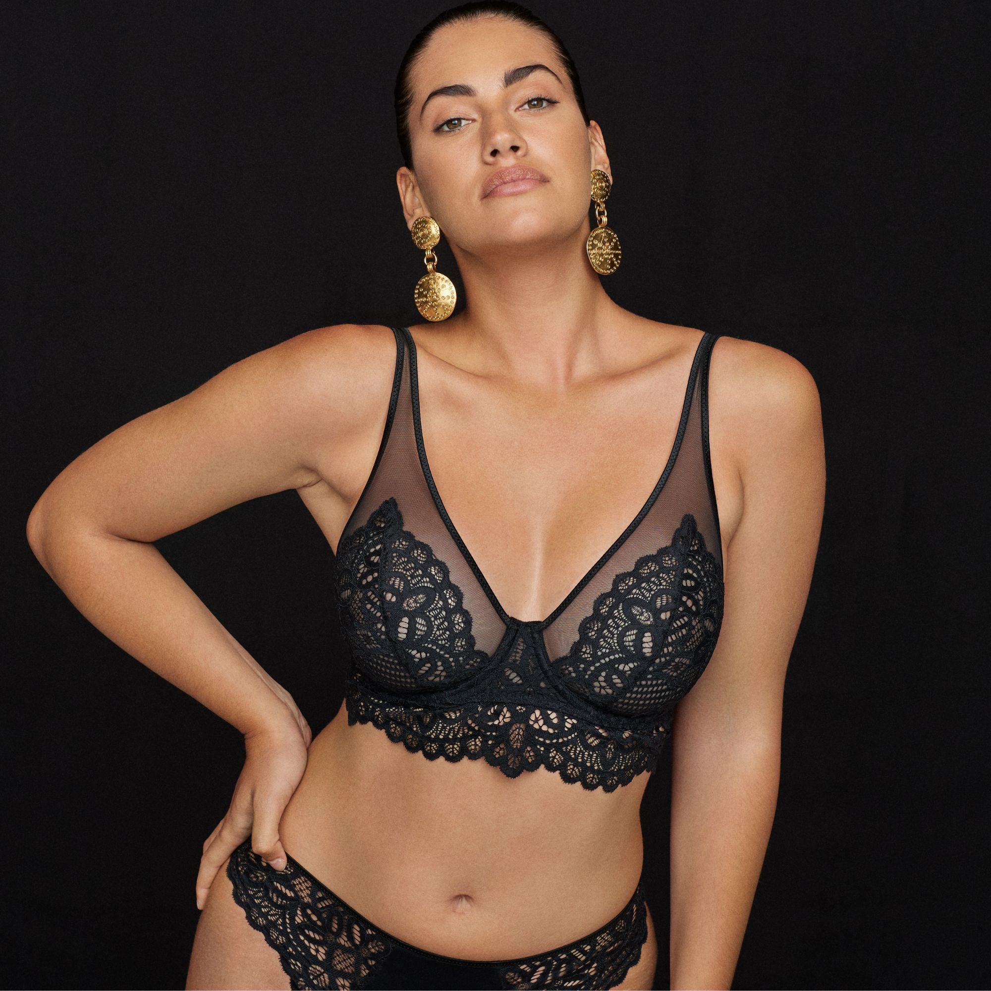 First Night Bralette Black