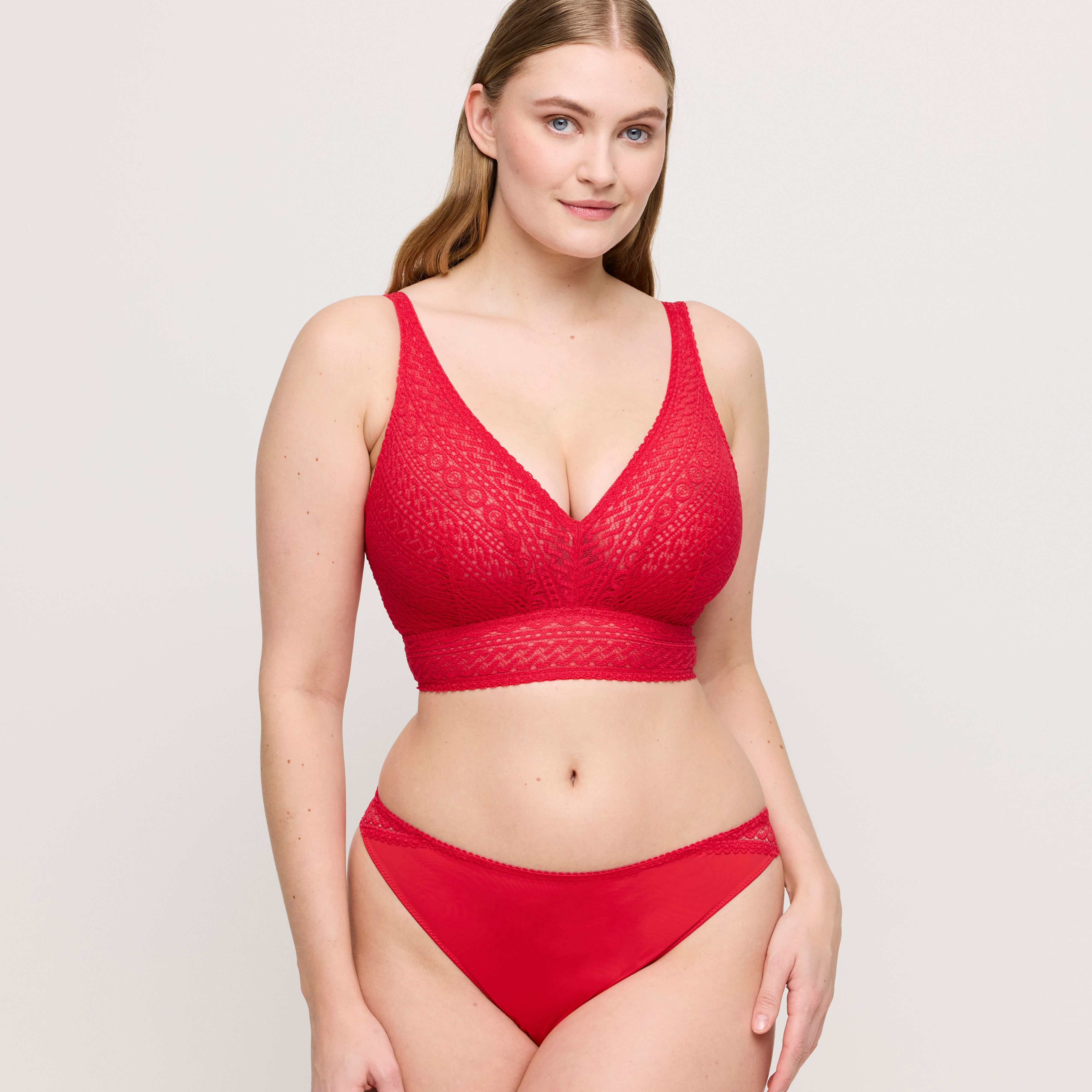 Montara Bralette Utan Bygel True Red
