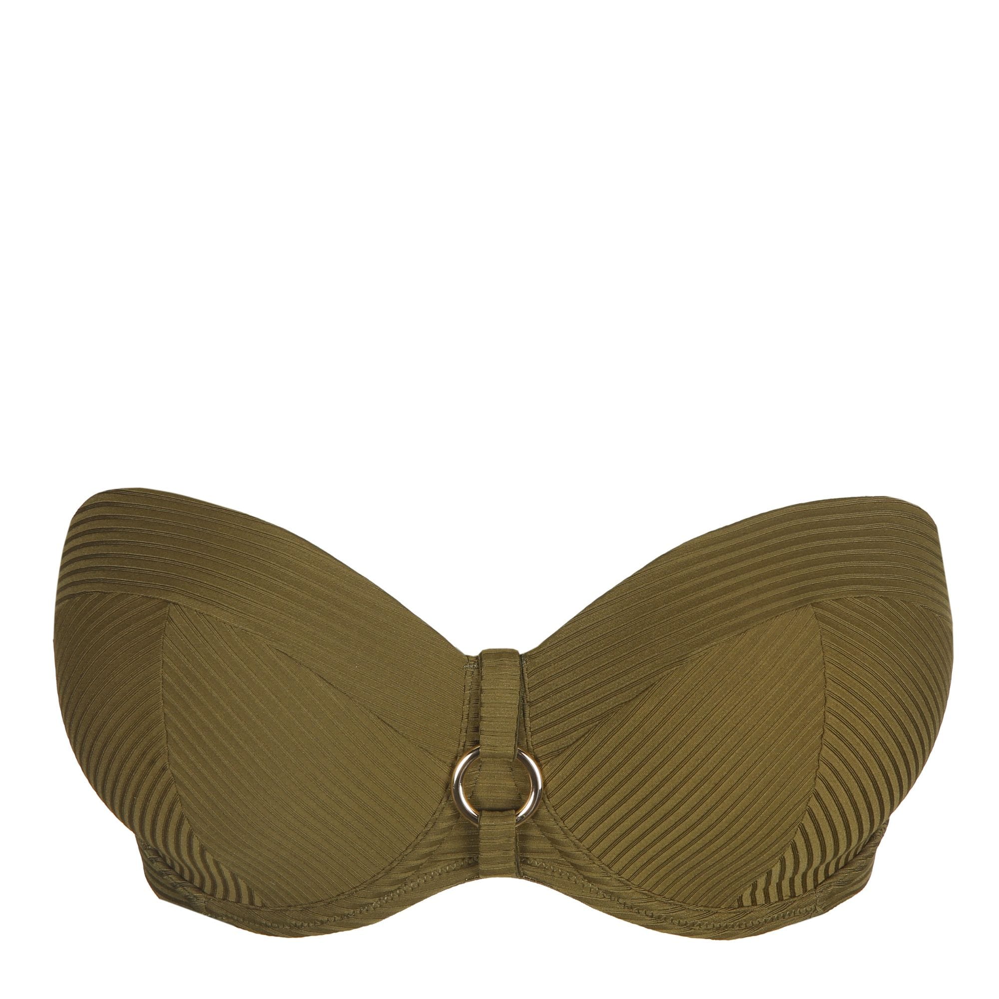 Sahara Bikini bh Axelbandslös Olive