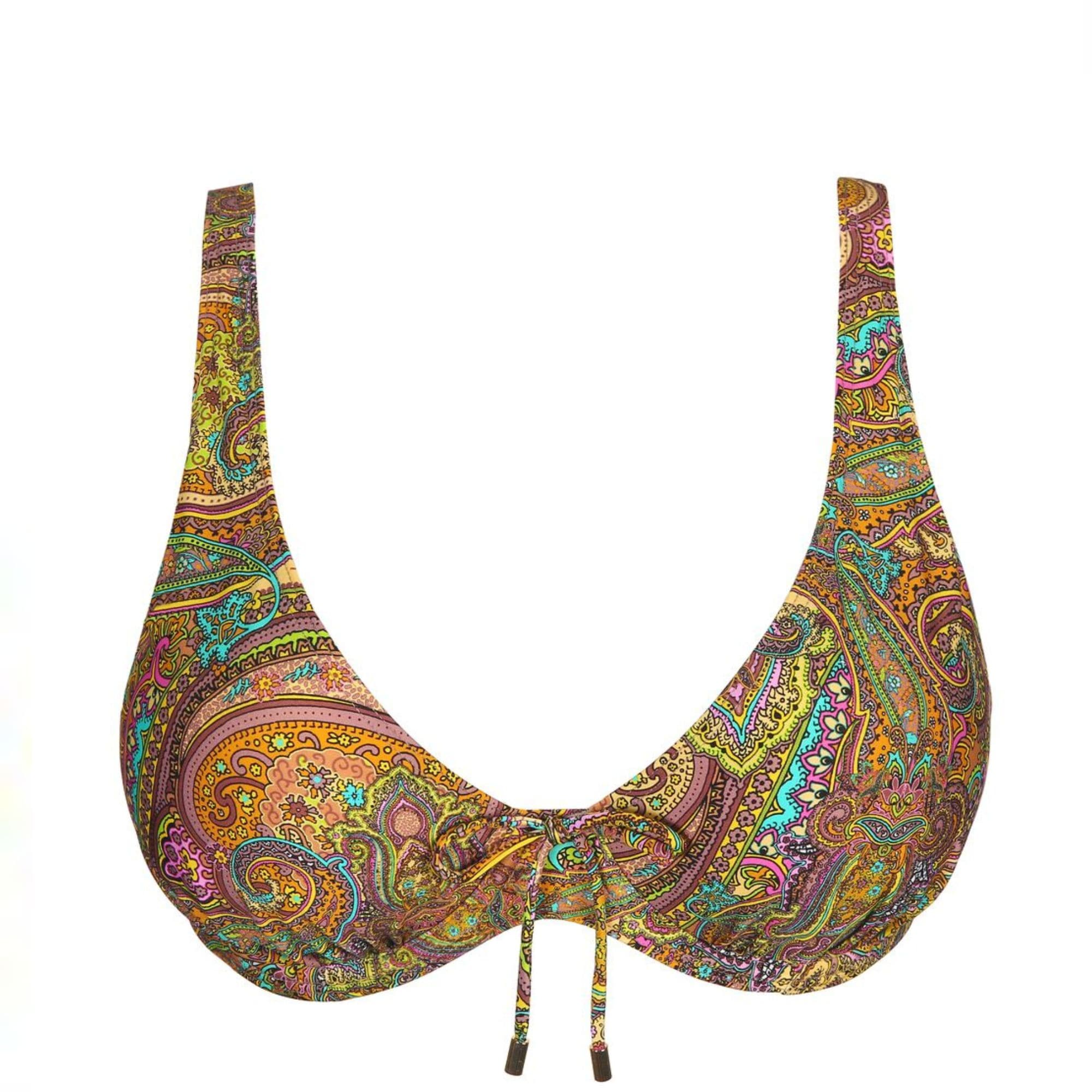 Sakarun Bikini bh Plunge Sunny Paisley