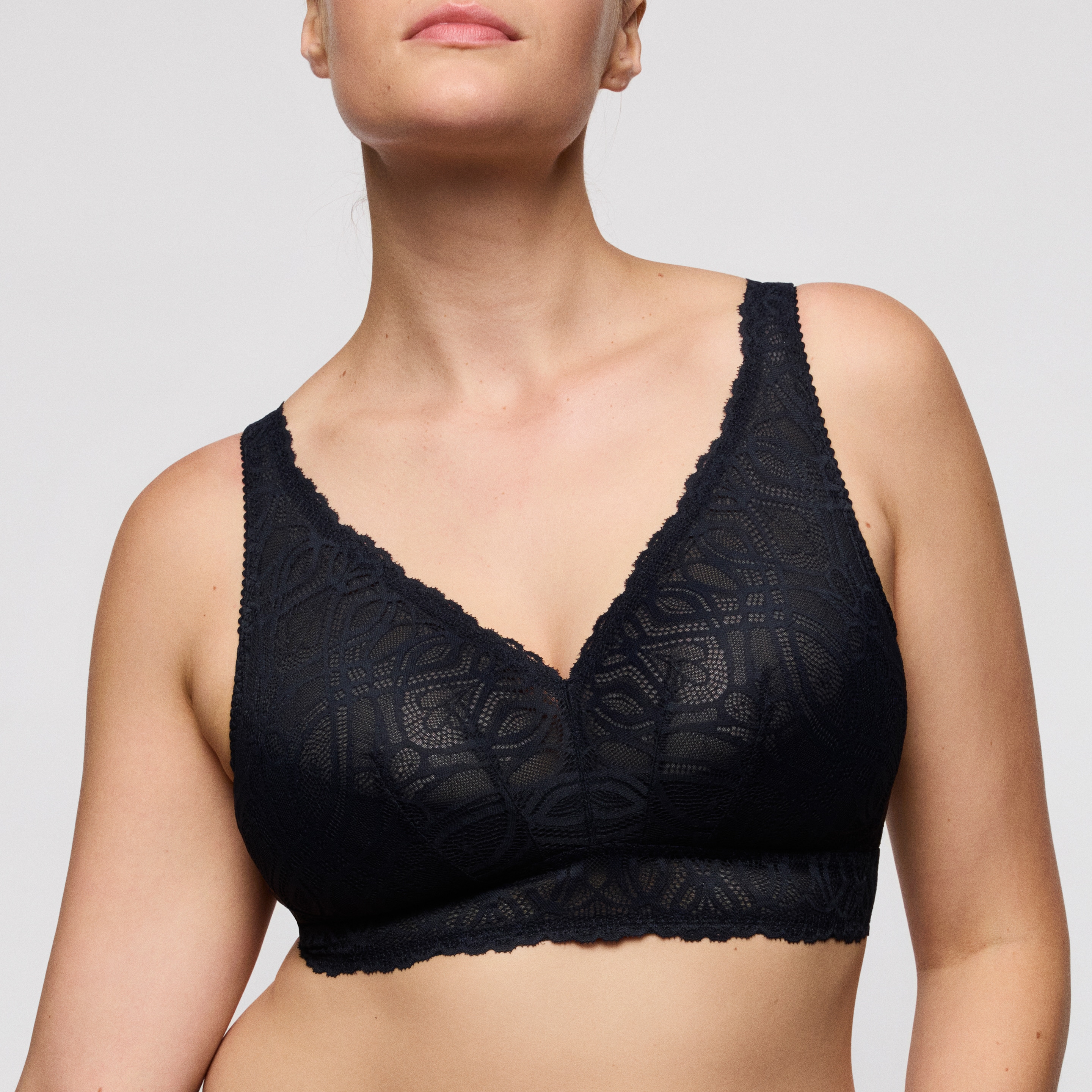 Salerno Bralette Utan Bygel Midnight Blue