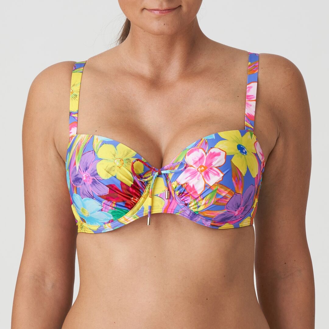 Sazan Vadderad Balconette Bikini bh Blue Bloom