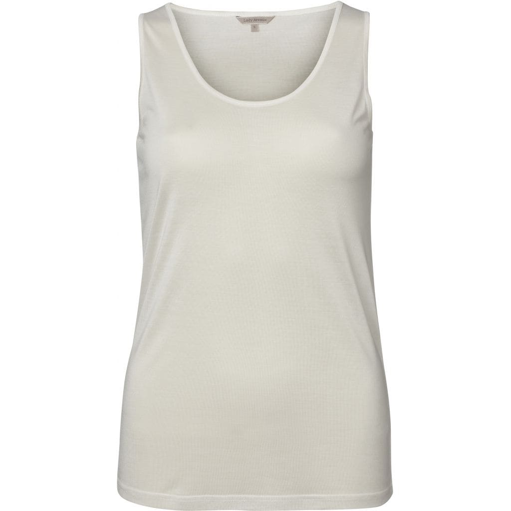 Silk Jersey Tank Top Off-White