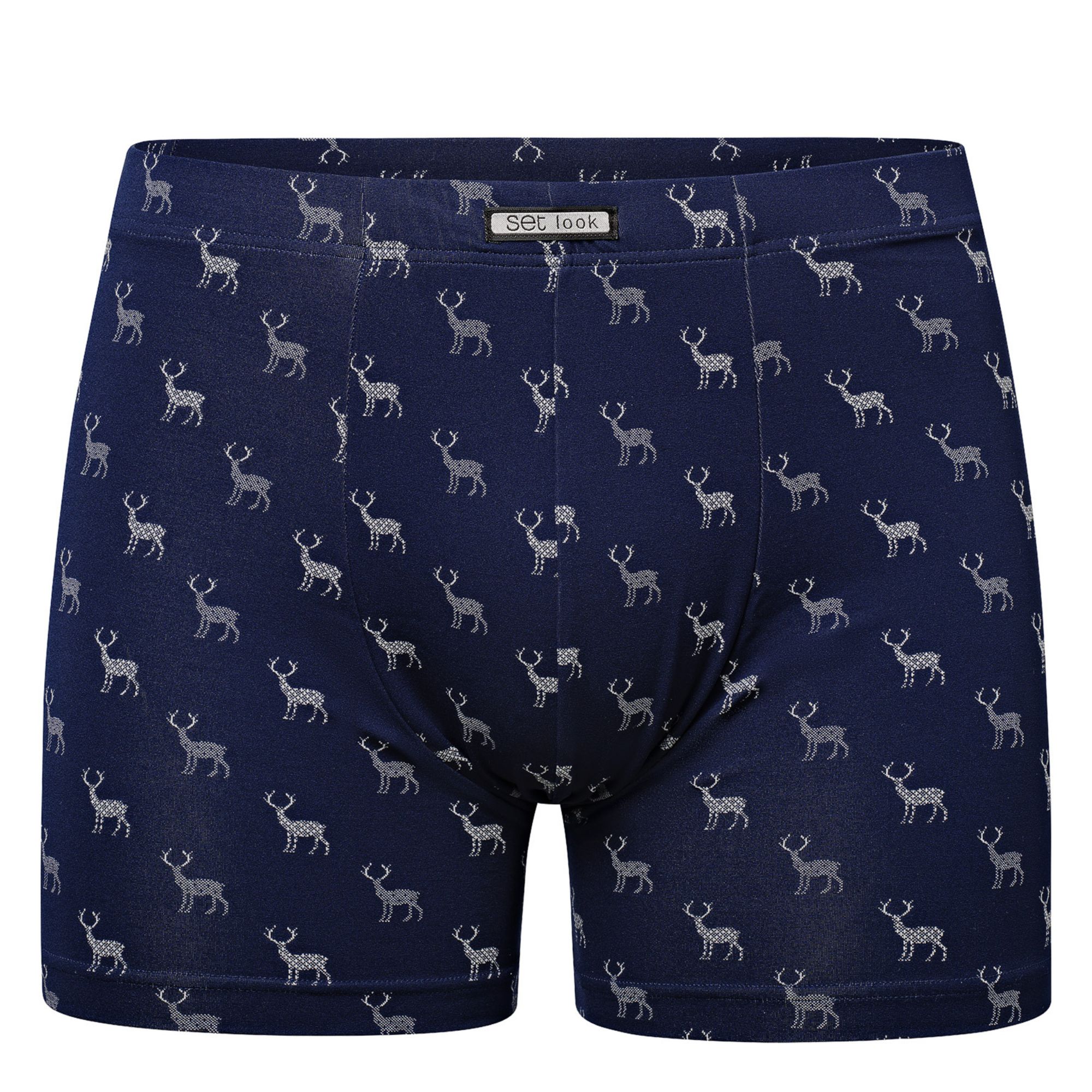 Herr Boxer Microfiber Deer Navy