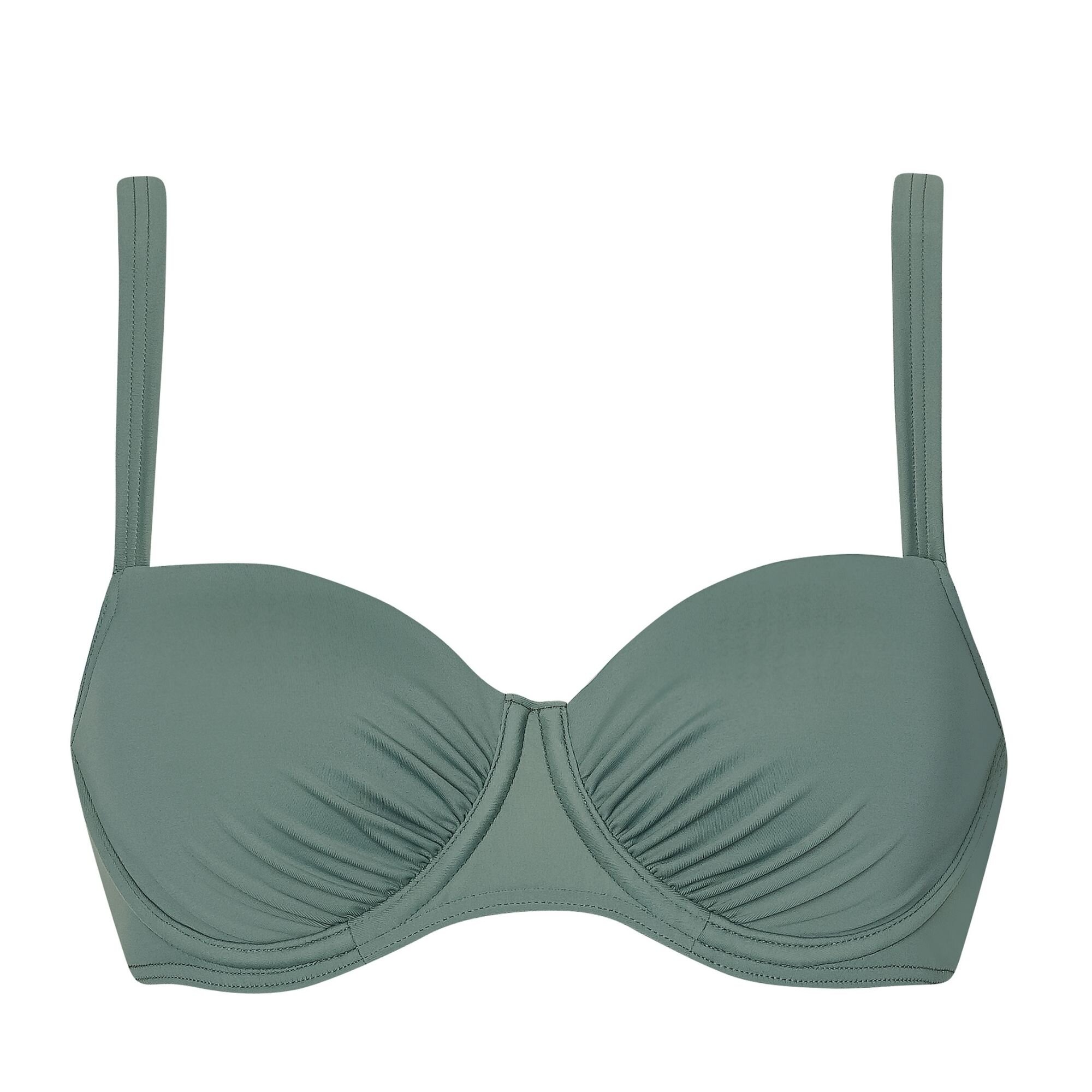 Color up your life Balconette Bikini-bh Bottle Green