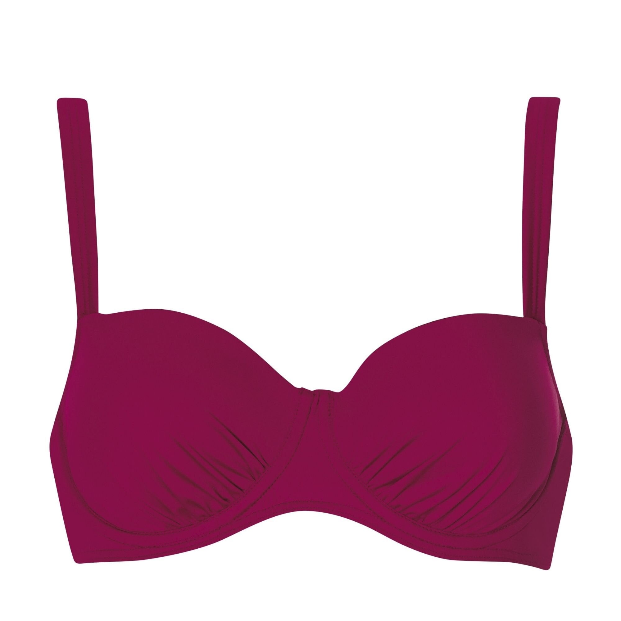 Color up your life Balconette Bikini-bh Dark Red