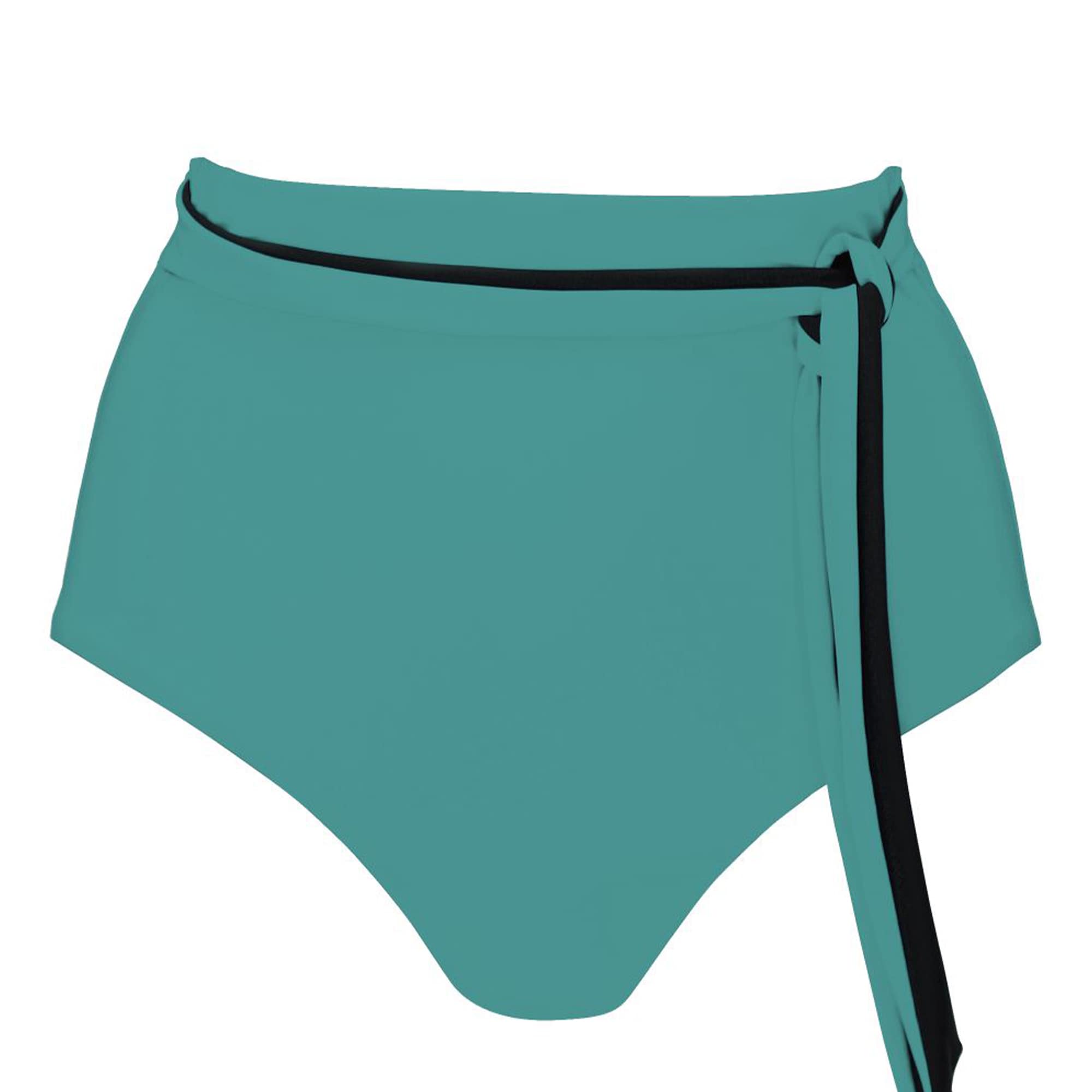 Color up your life Bikinitrosa Hög Turquoise