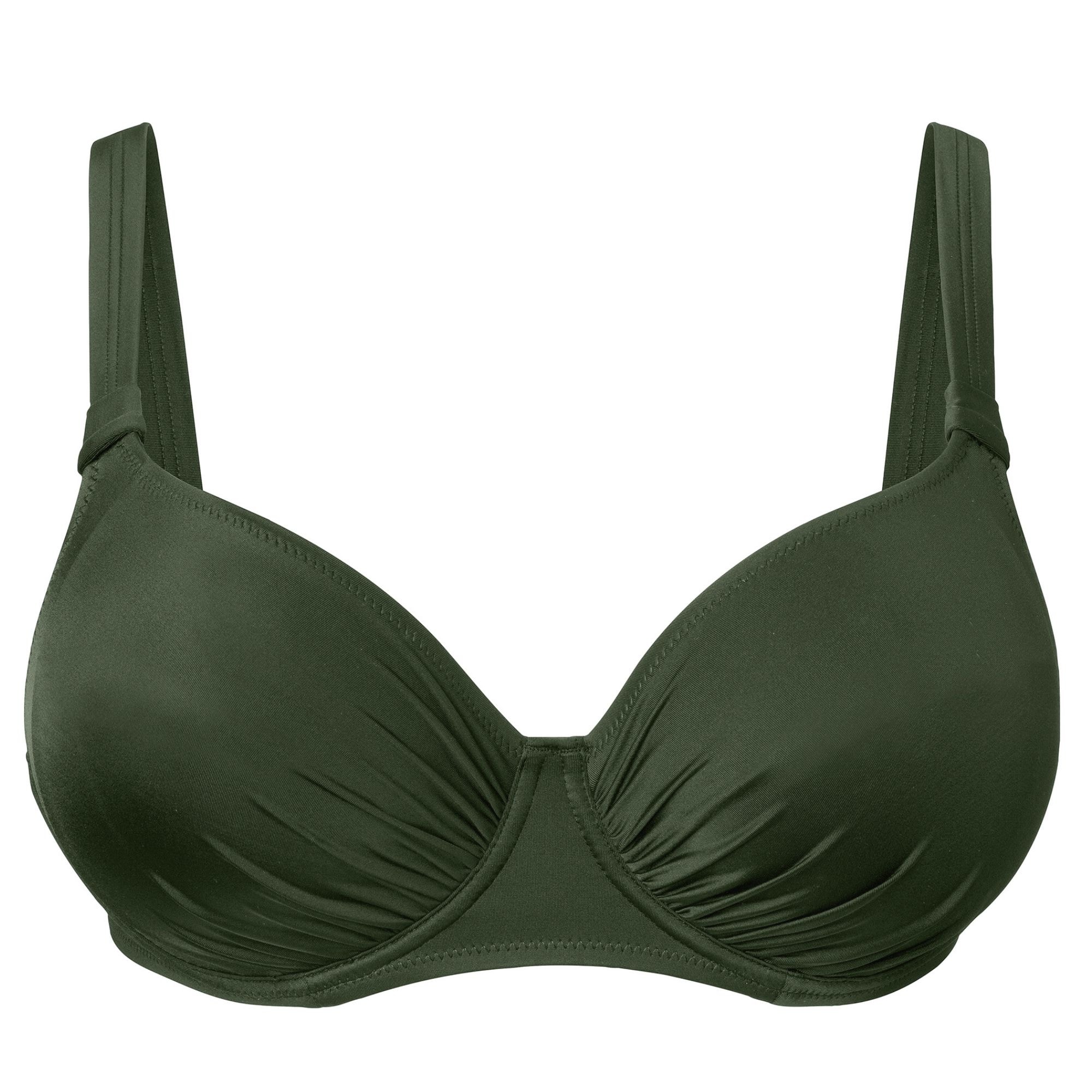 Full cup bikini top Olive