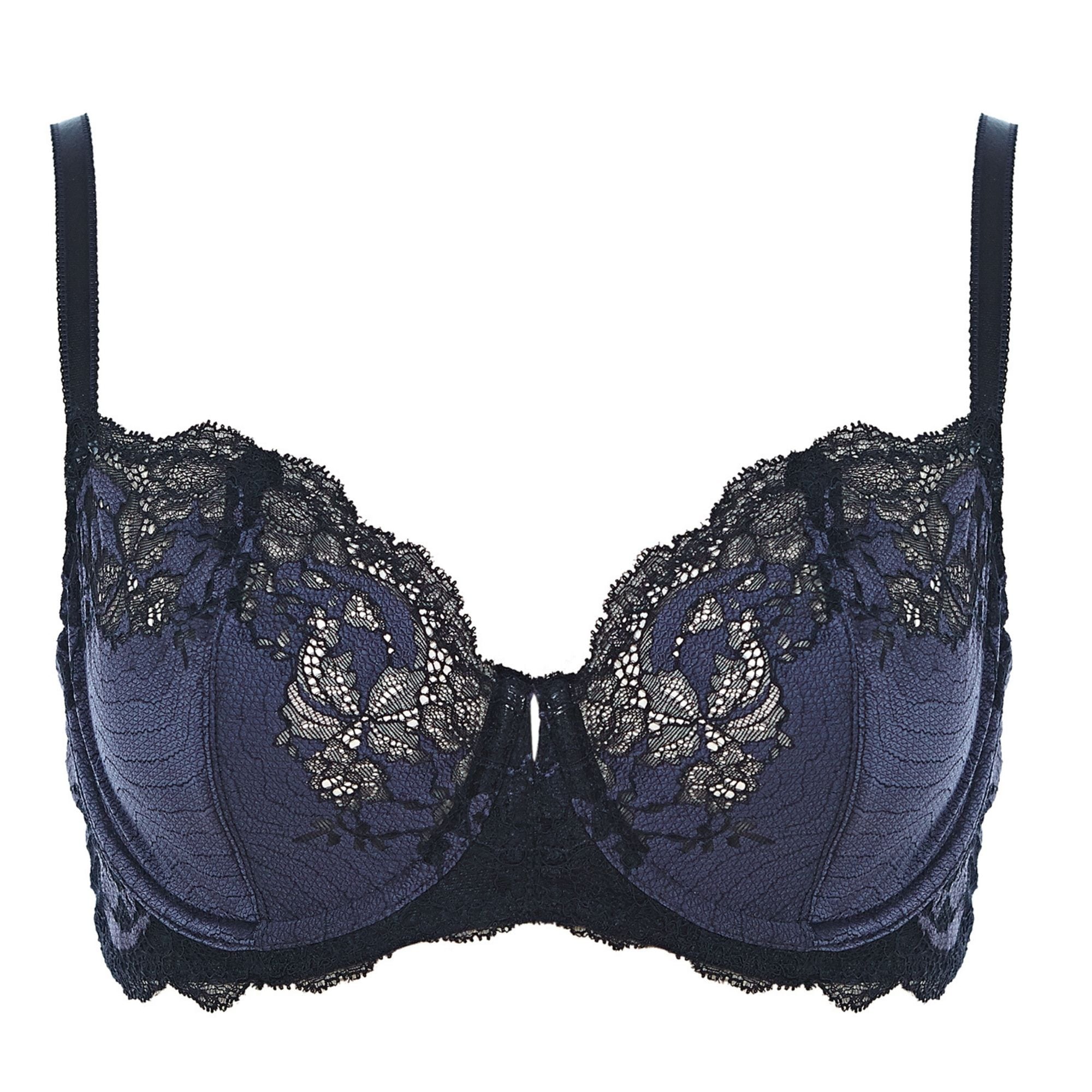 Lace Affair Underwire Bra Black/Graphite