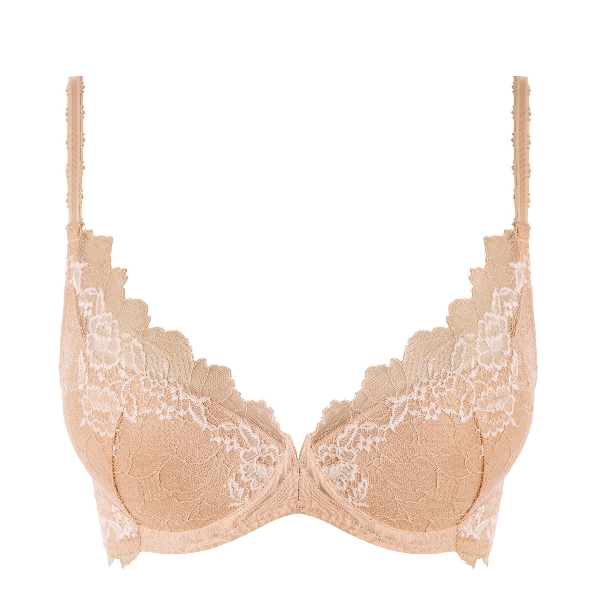 Lace Perfection Push Up Bh Cafe Creme