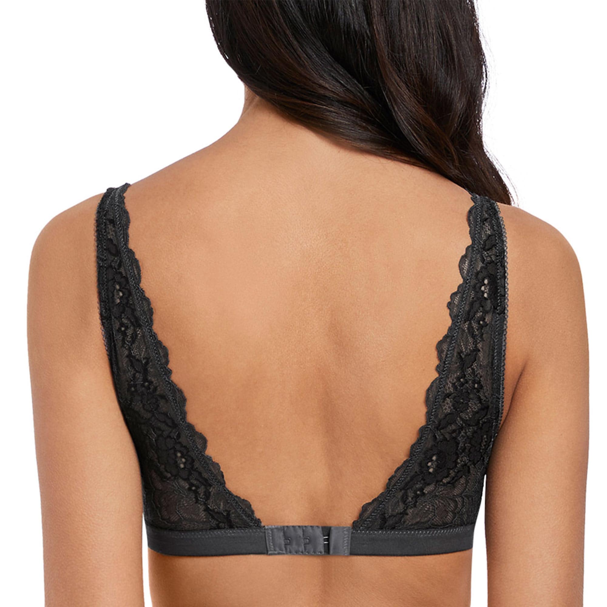 Lace Perfection Bralette Charcoal