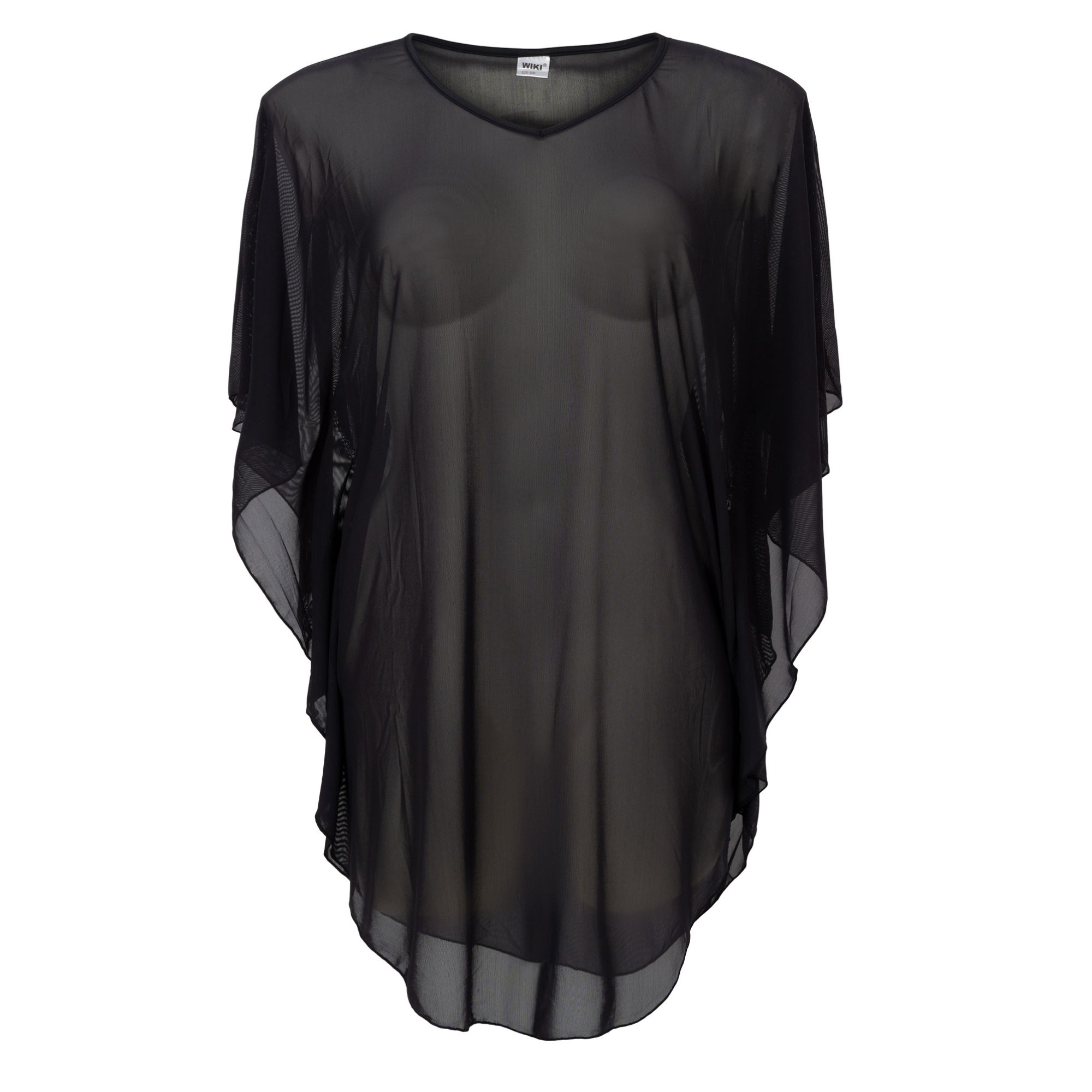 Beach Poncho Black