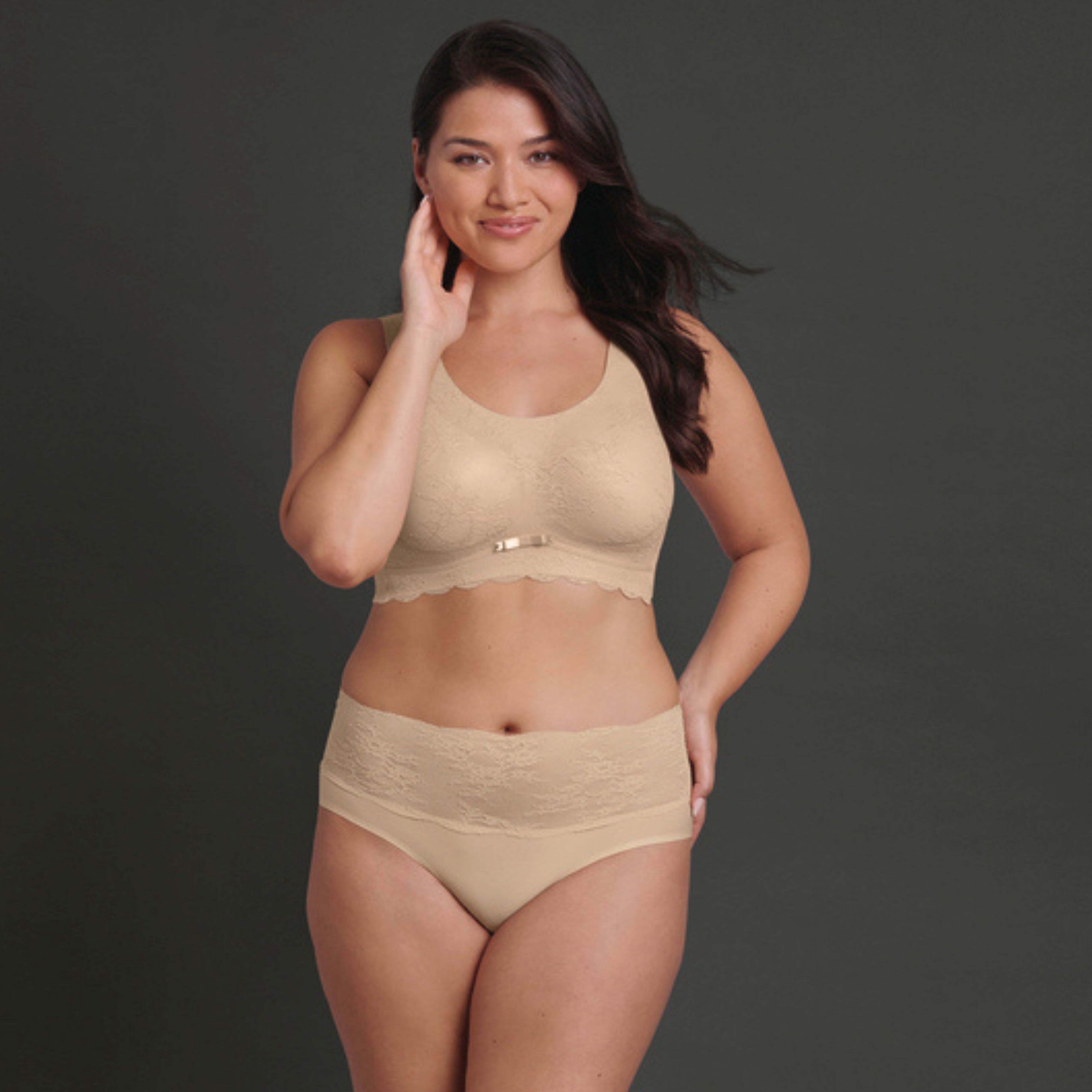 Essential Lace Bralette Desert