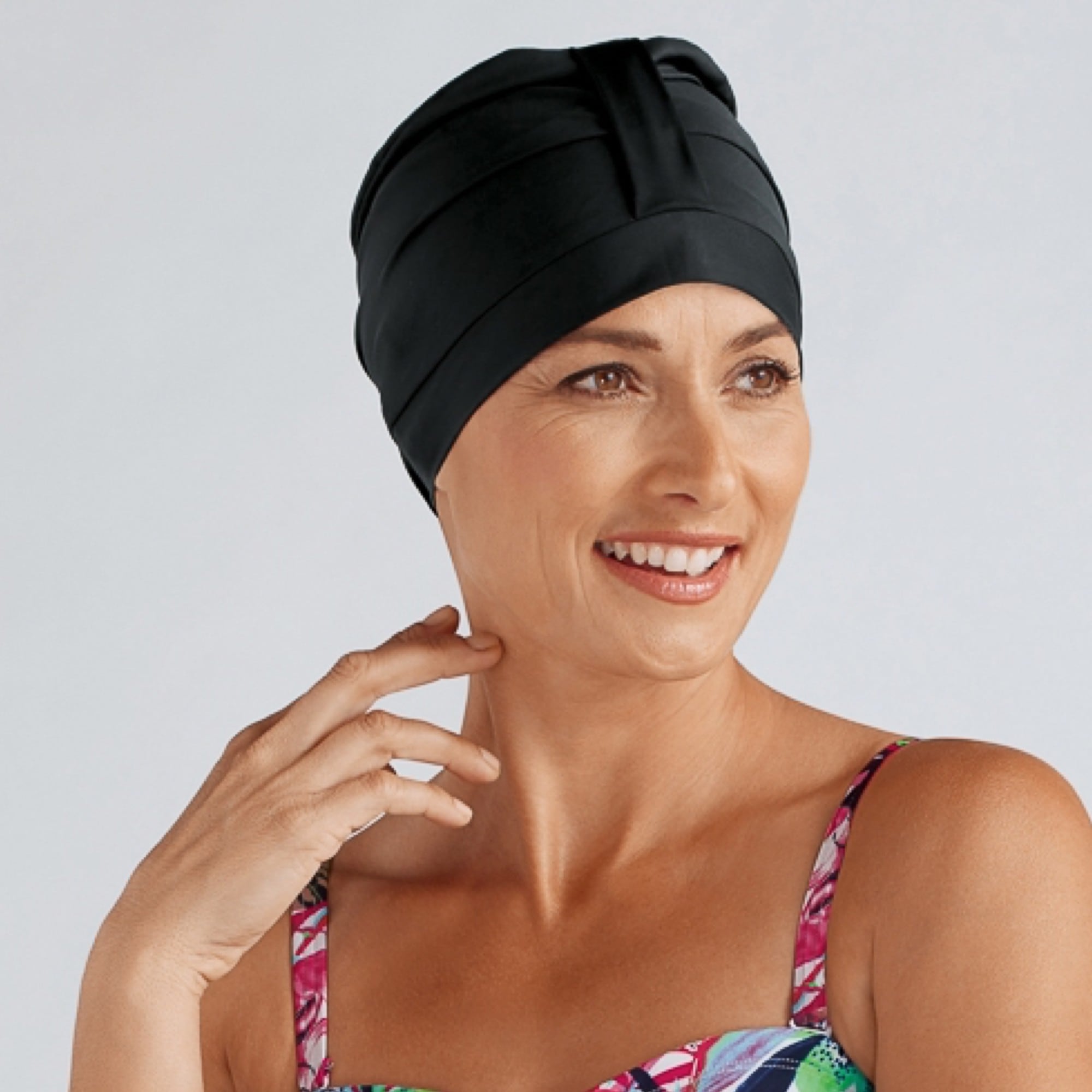 Badmössa Swim Cap Svart