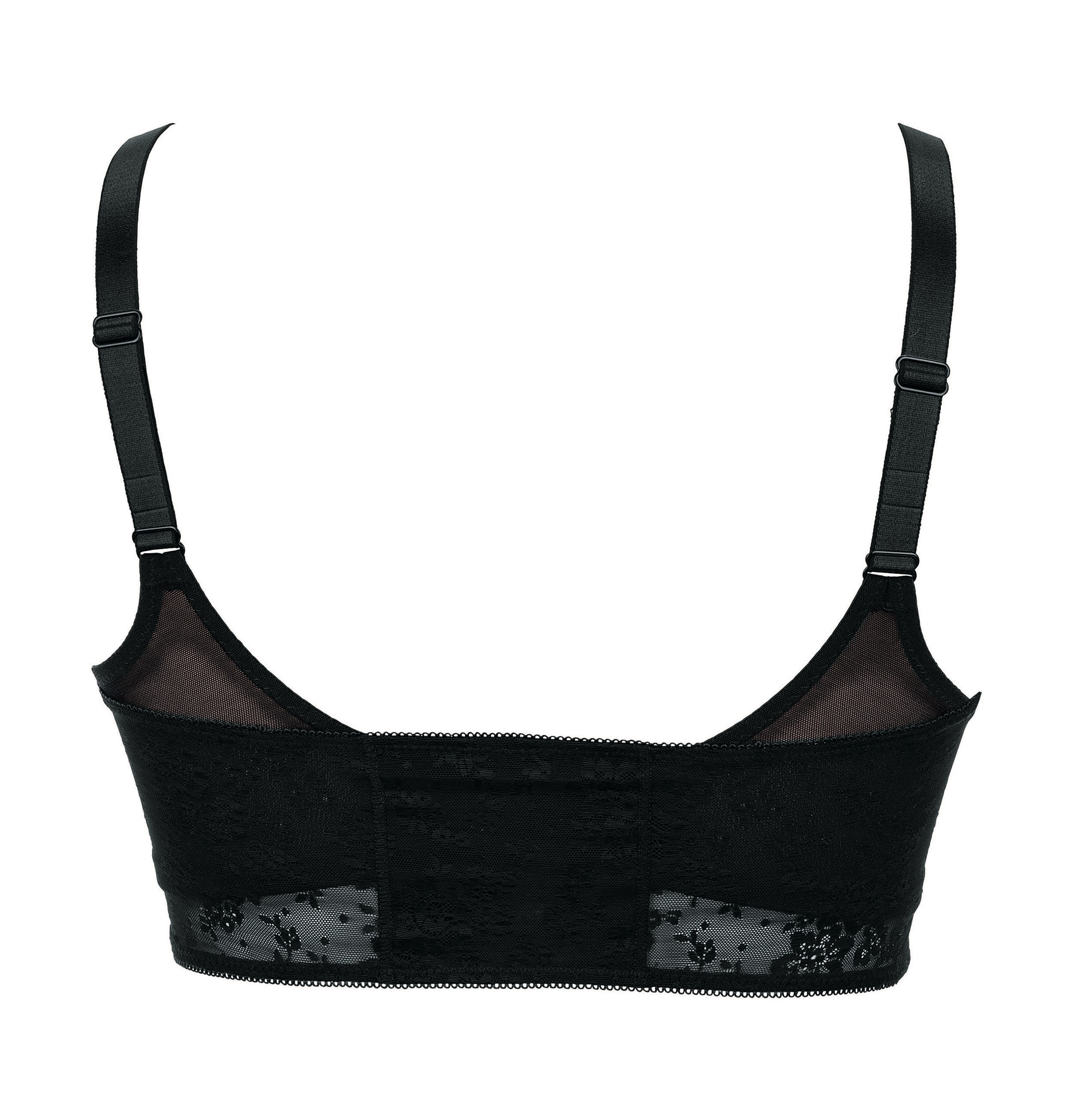 Lace Bandeau Topp Fleur Black