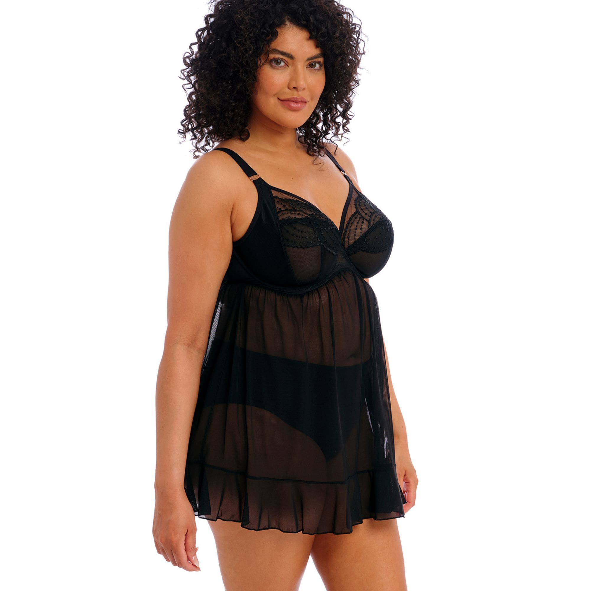 Priya Babydoll Black