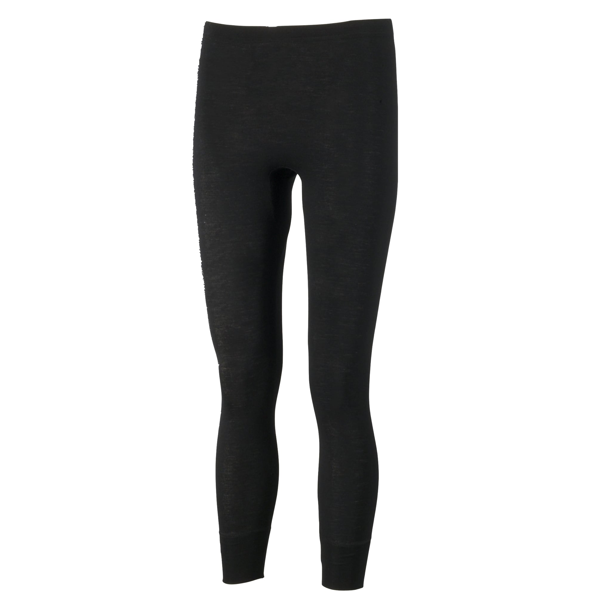 Knitted Wool/Silk Leggings Black