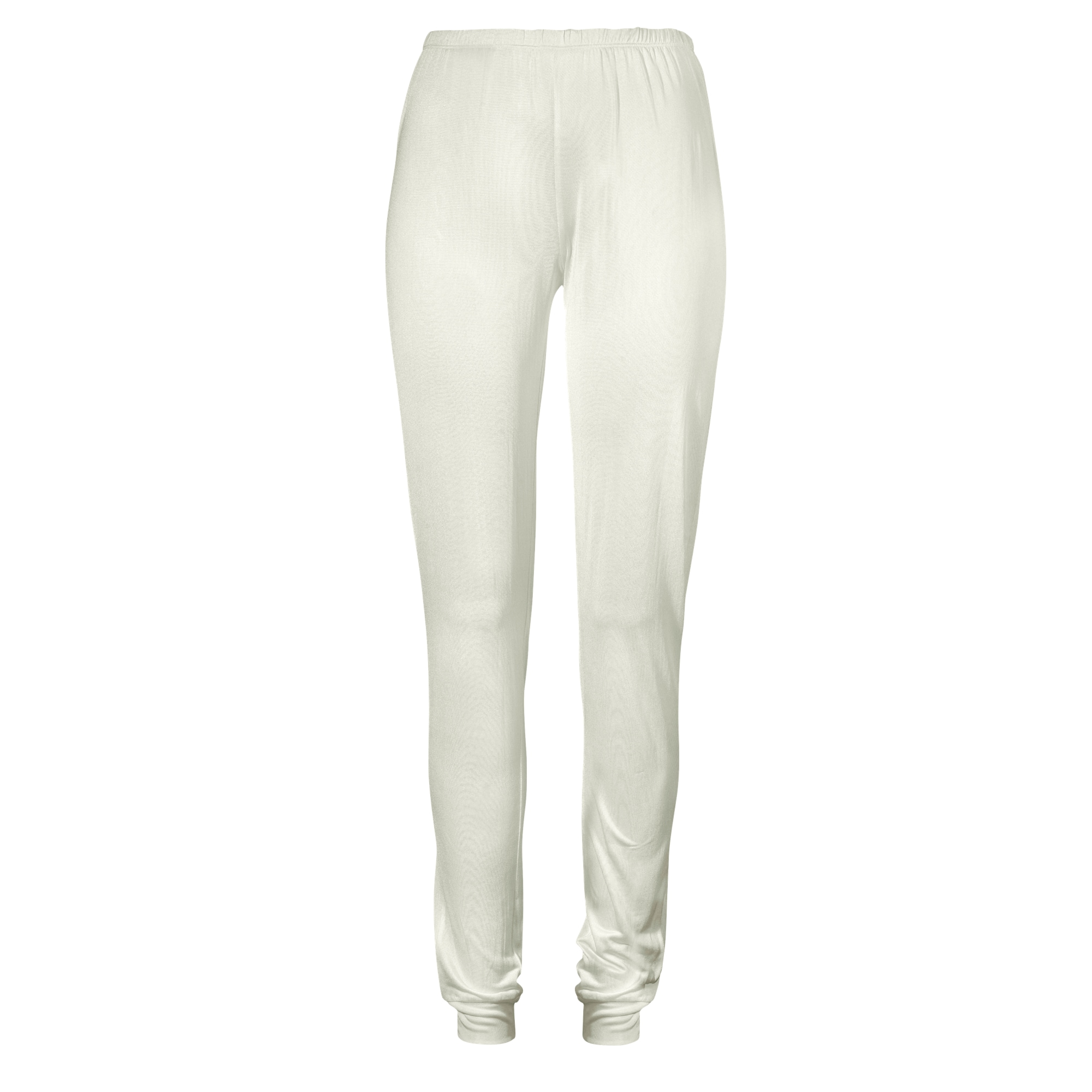 Knitted Silk Leggings Ivory