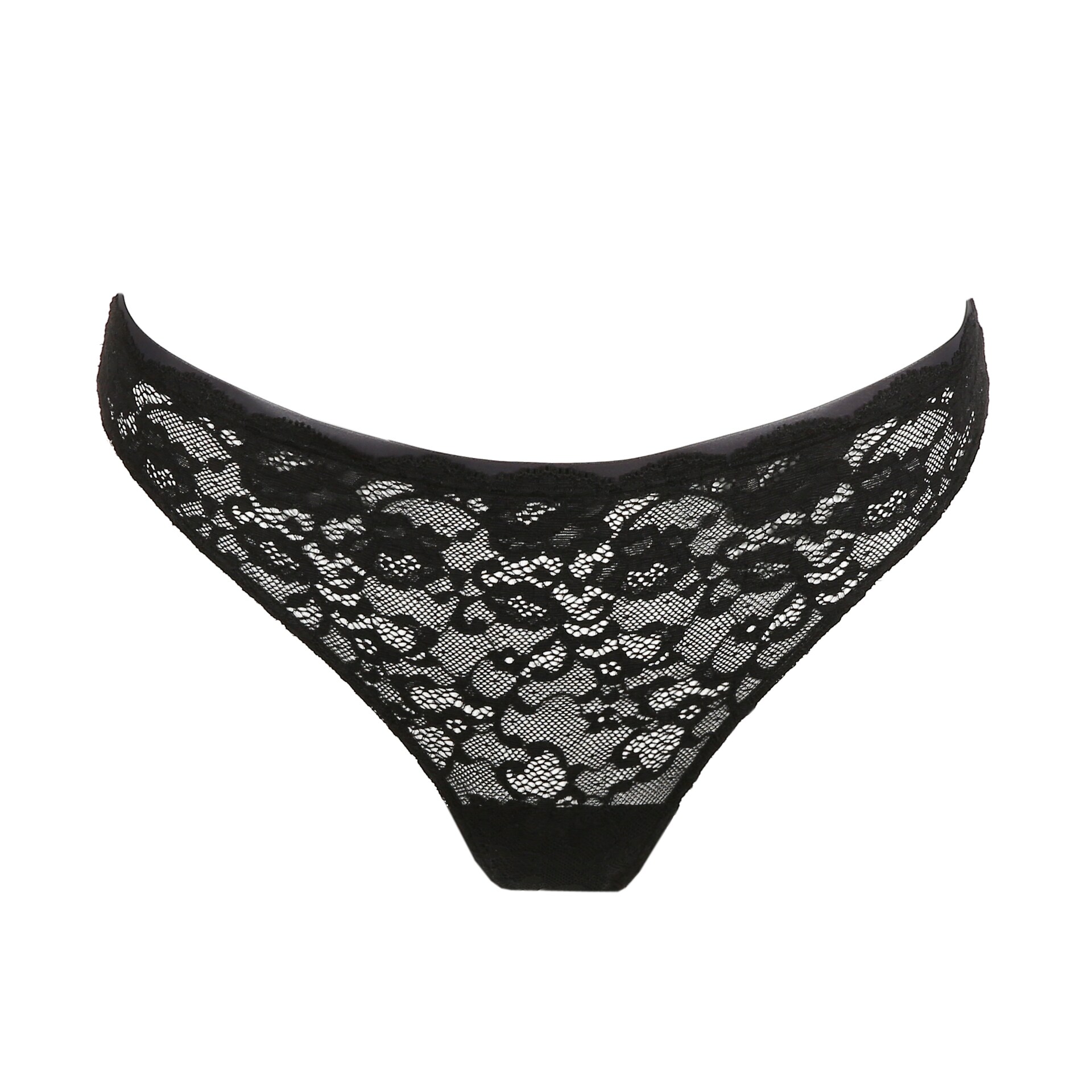 Color Studio Lace Stringtrosa Black