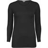 Silk Jersey T-shirt lång ärm Black