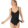 Forever Retro Baddräkt Protesficka Black