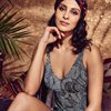 Malaika  tankini set Amber Glow black/gold