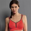 Air Control Vadderad Sport-bh Coral/Anthracite