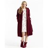 Morgontofflor Fleece Wine red
