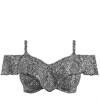 Pebble Cove Bikini-Bh Frill Black