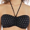 Jewel Cove Bikini top Bandeau Black