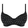 Jewel Cove Sweetheart vadderad bikinibh Black